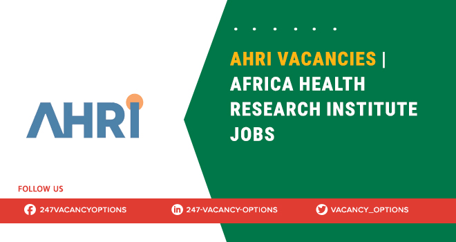 AHRI Vacancies 2025 | Helthcare Department Jobs Open Now AHRI Vacancies
