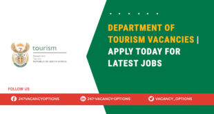 Department Of Tourism Vacancies