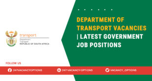 Department Of Transport Vacancies