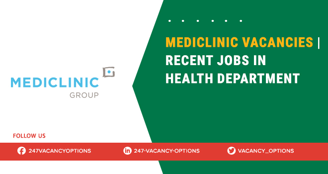 Mediclinic Vacancies