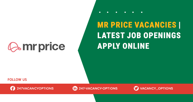 Mr Price Vacancies