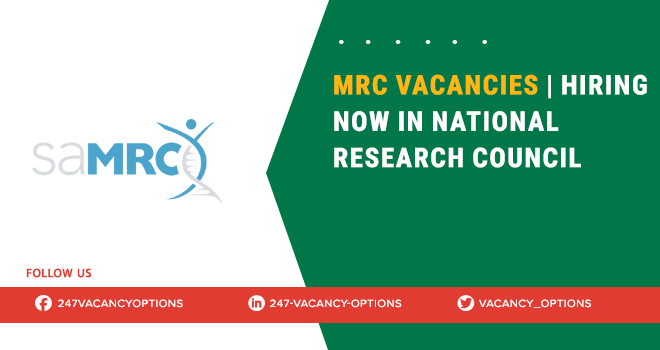 MRC Vacancies 2025 | Apply Online for Latest Jobs MRC Vacancies