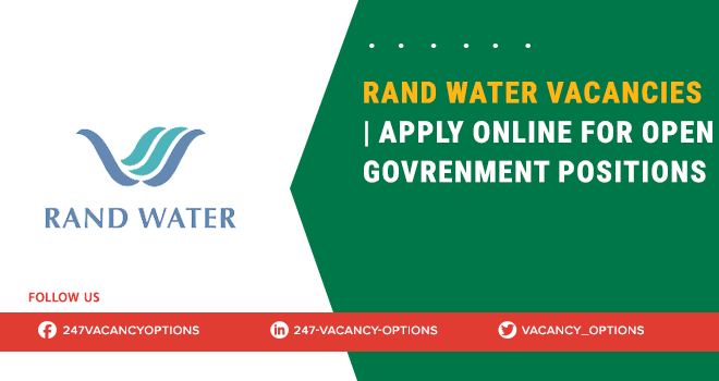Rand Water Vacancies