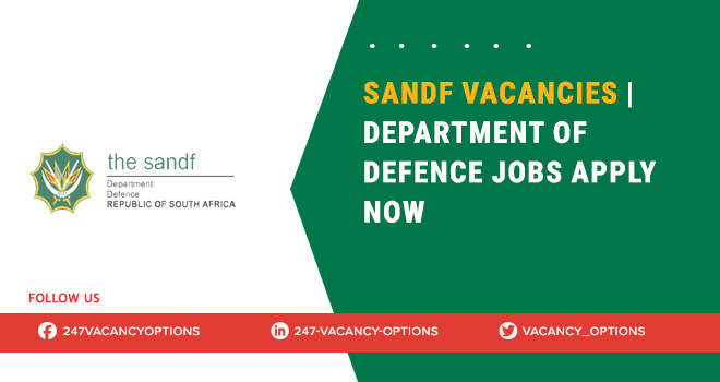 SANDF Vacancies | Multiple Positions Hiring SANDF Vacancies