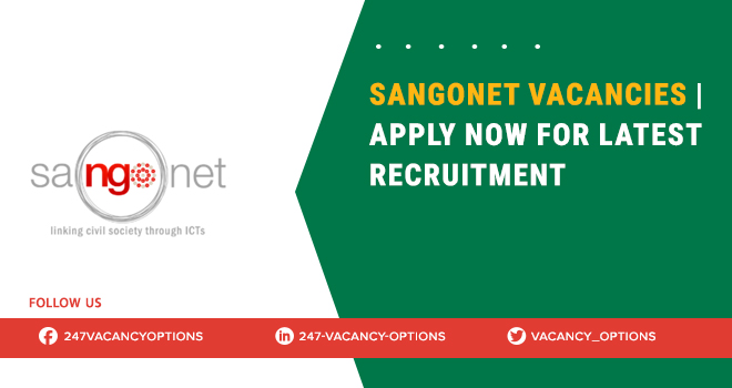 Sangonet Vacancies in KZN, Mpumalanga, & Across South Africa Sangonet Vacancies
