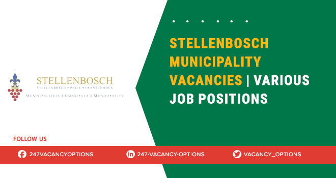 Stellenbosch Municipality Vacancies