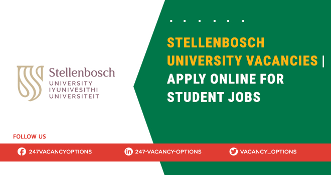 Stellenbosch University Vacancies