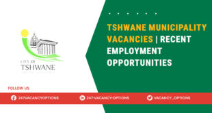 Tshwane Municipality Vacancies