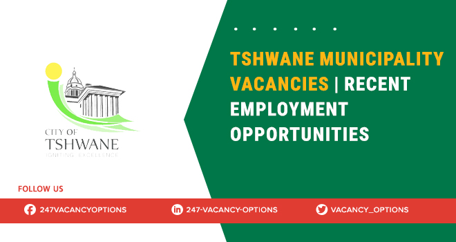 Tshwane Municipality Vacancies