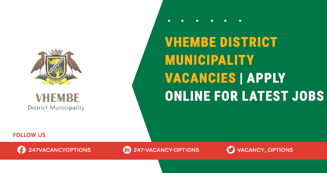 Vhembe District Municipality Vacancies | Local Government Jobs Across ZA Vhembe District Municipality Vacancies